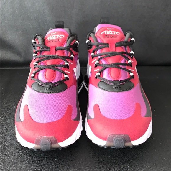 Nike Air Max 270 React Red/Purple/White *NEW* - Picture 2 of 5